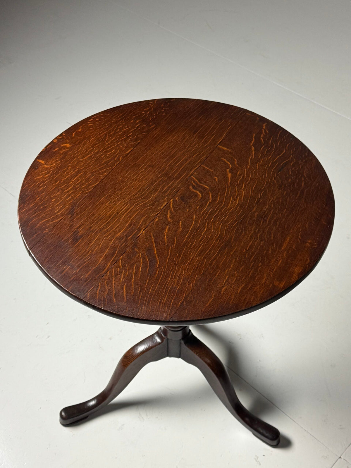 English Oak Tilt Top Table, 19th Century, photo 17
