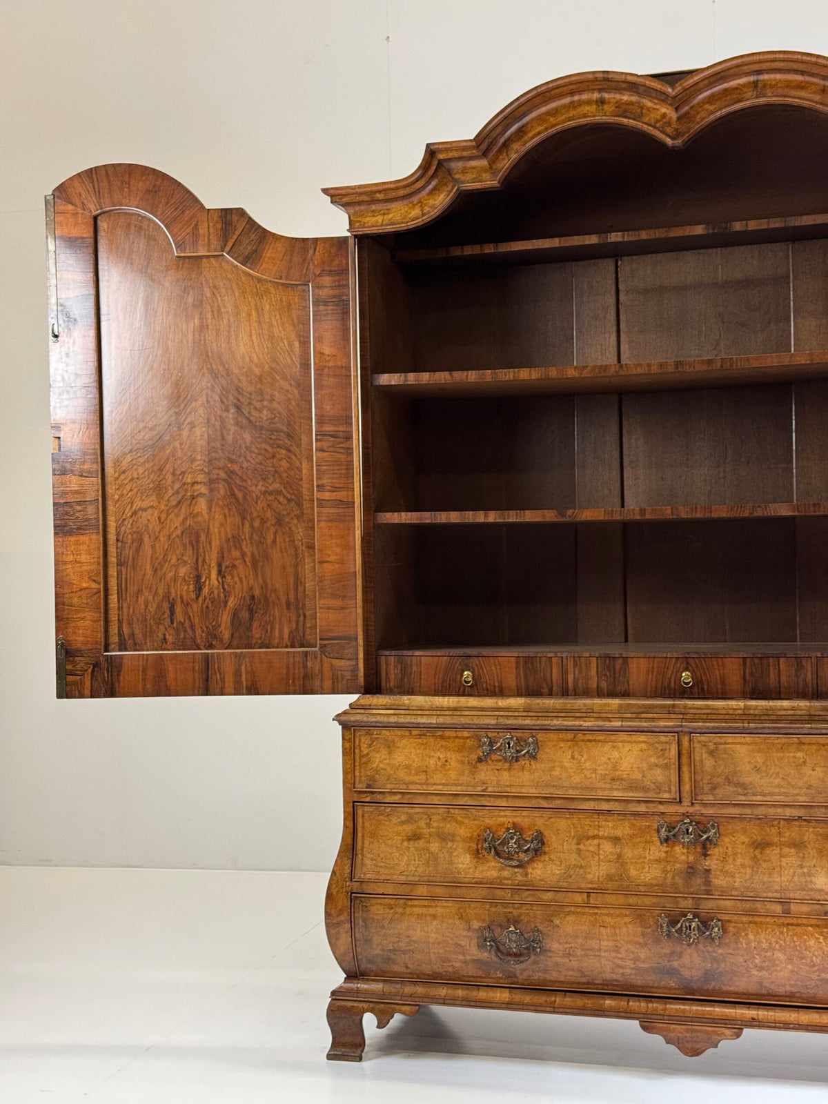 Dutch Burr Walnut Cabinet, 1770 to 1790, photo 33