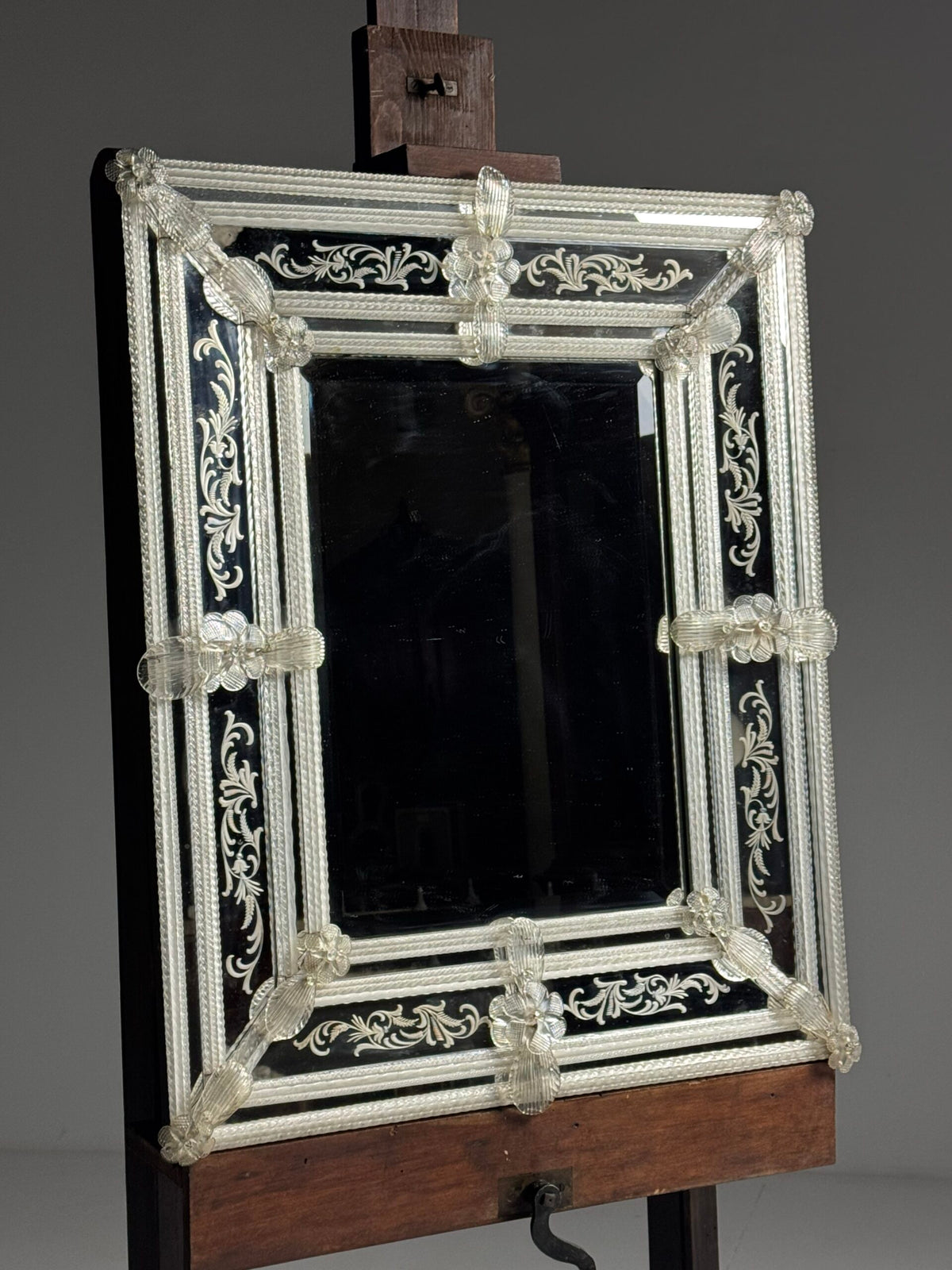 Venetian Murano Glass Mirror, 1950s, photo 24
