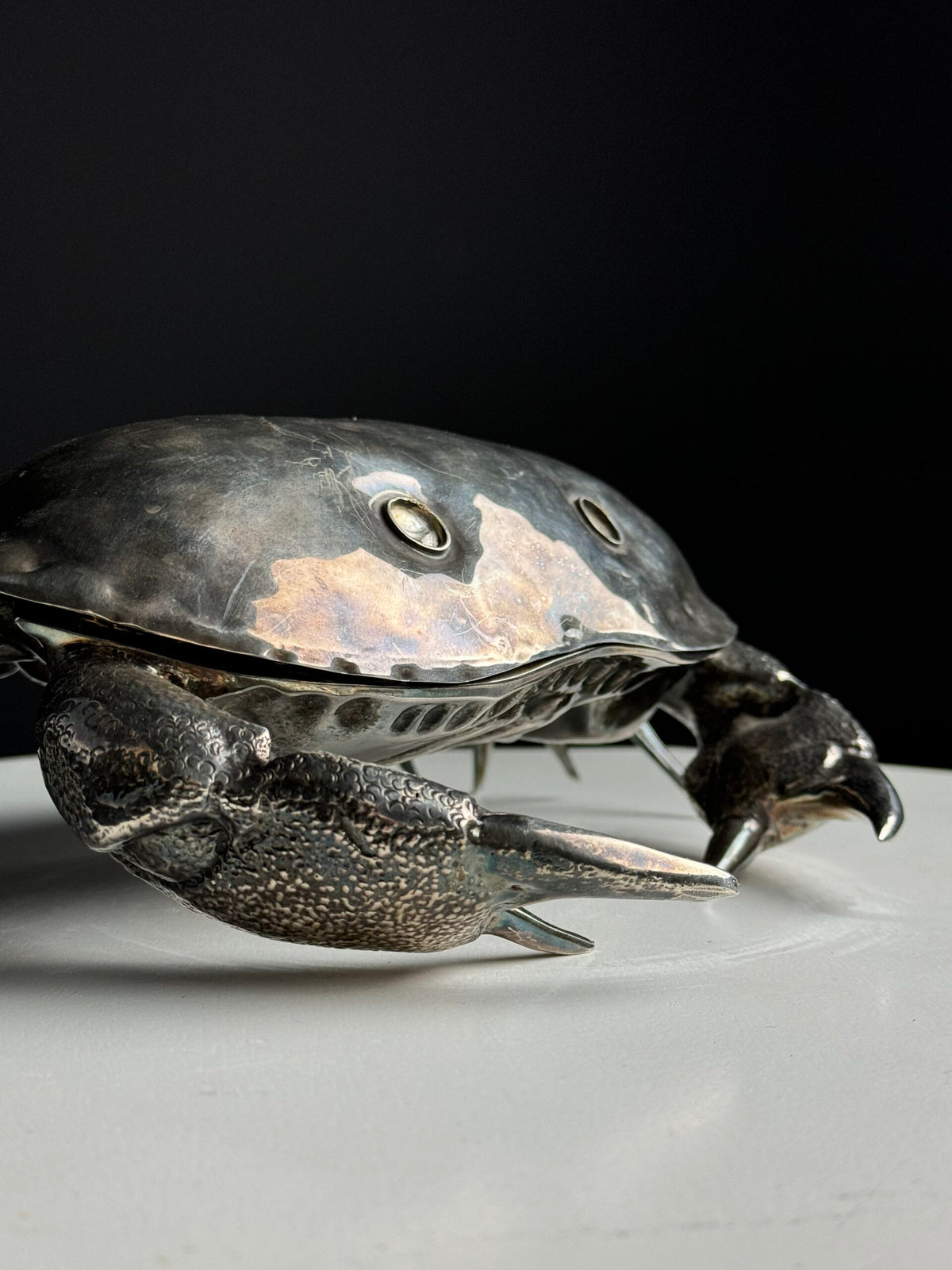 Silver Plated Crab in the Style of Franco Lapini, Spain c. 1960, photo 8