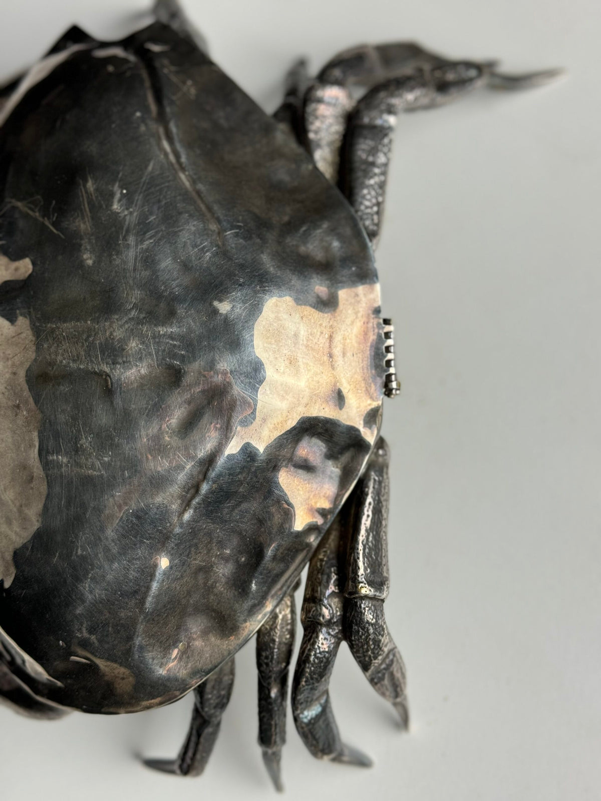 Silver Plated Crab in the Style of Franco Lapini, Spain c. 1960, photo 14