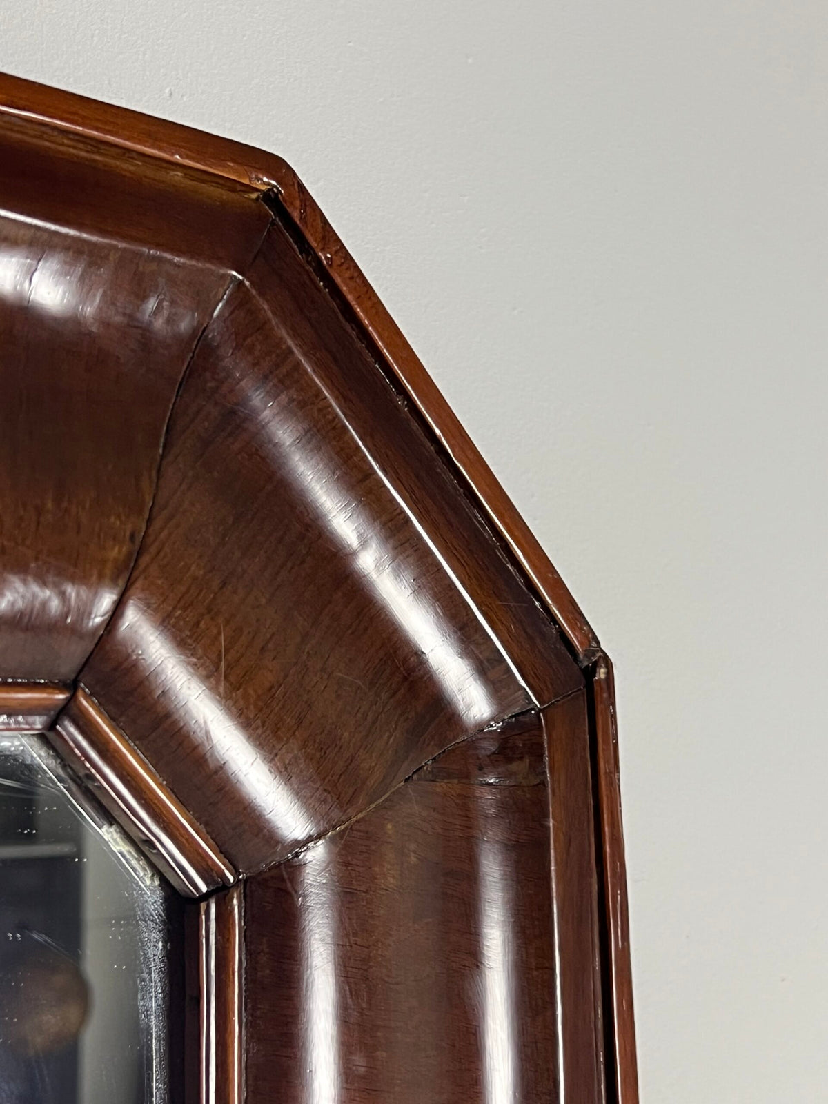 Dutch Mirror with Veneered Wide Frame, 19th Century, photo 4