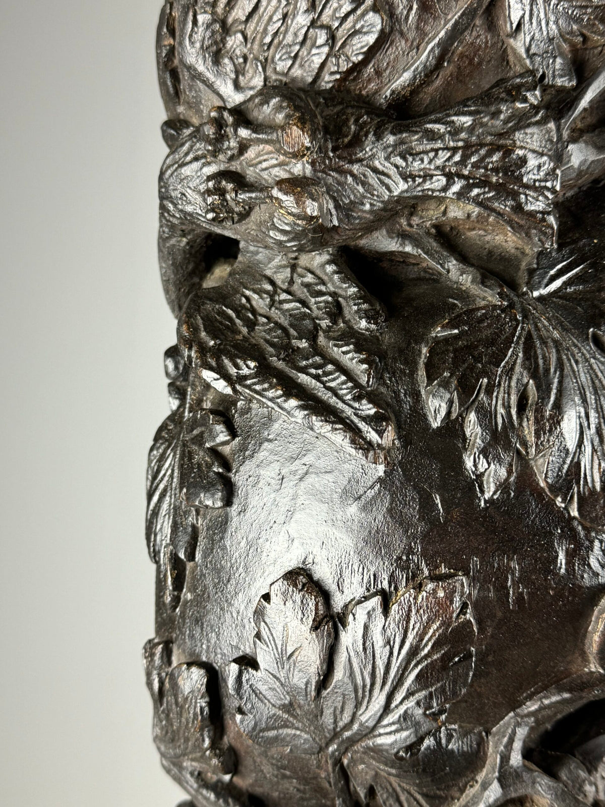 French Hand Carved Column Fragment from an Altar, 18th Century, photo 7