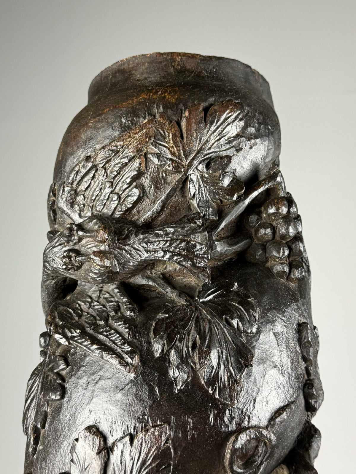 French Hand Carved Column Fragment from an Altar, 18th Century, photo 15