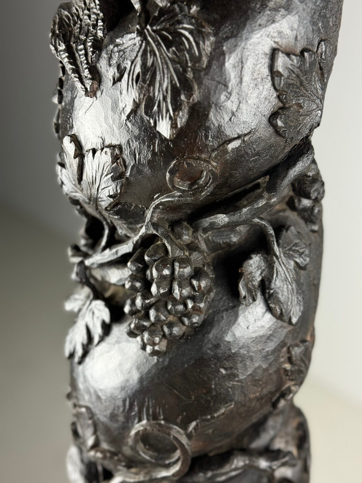 French Hand Carved Column Fragment from an Altar, 18th Century, photo 17