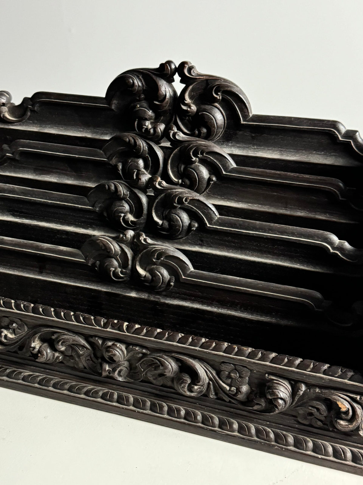 Carved Desk Organizer, Probably French c. 1890, photo 7