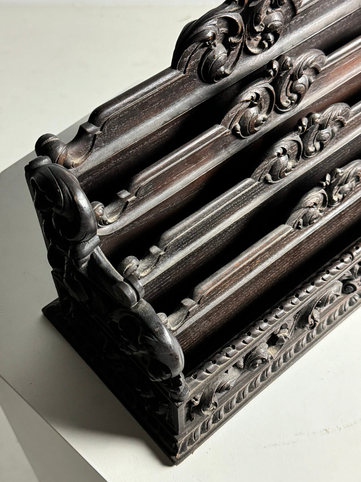 Carved Desk Organizer, Probably French c. 1890, photo 10