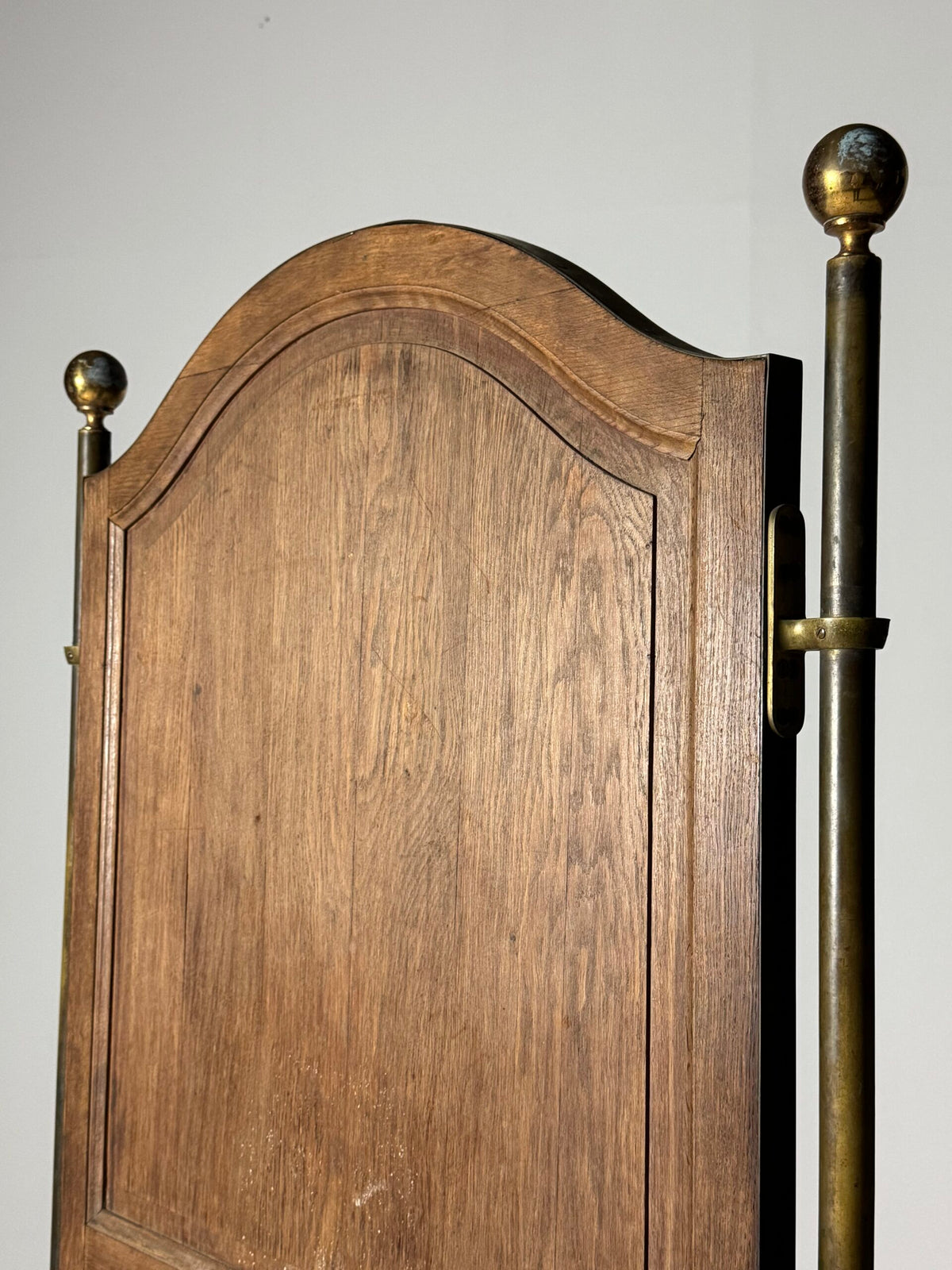 Victorian Brass and Bronze Standing Mirror with Griffins, c. 1890, photo 27