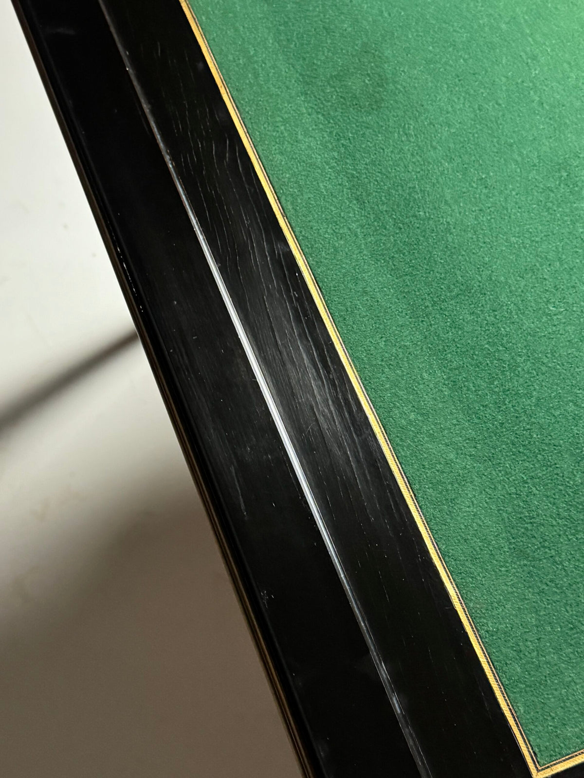 French Ebony Marquetry Games Table, 19th Century, photo 18