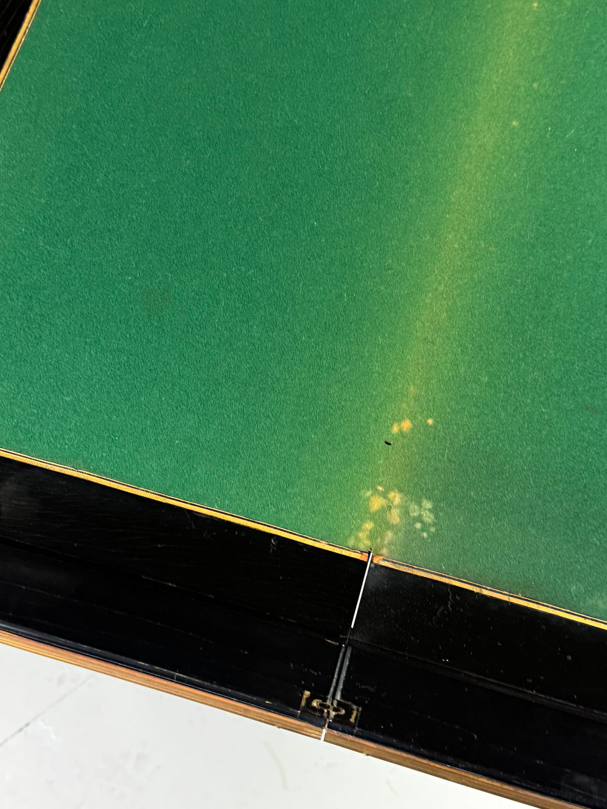 French Ebony Marquetry Games Table, 19th Century, photo 4