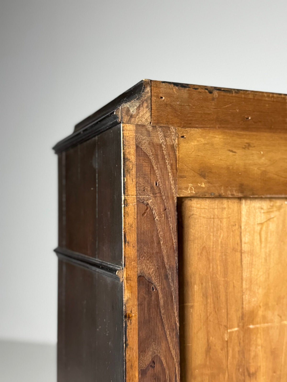 Louis Philippe Black Secretaire Chest of Drawers, 19th Century, photo 14