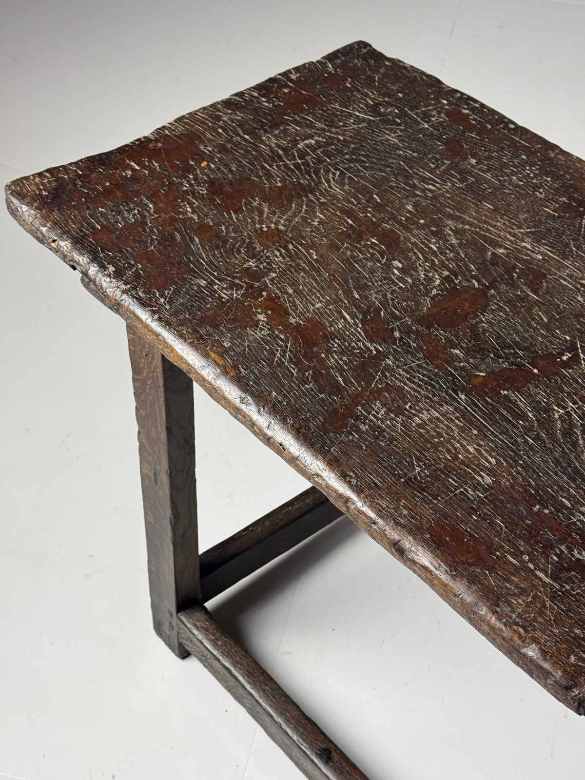 Oak Console Table with Single Plank Top, 18th Century, photo 29