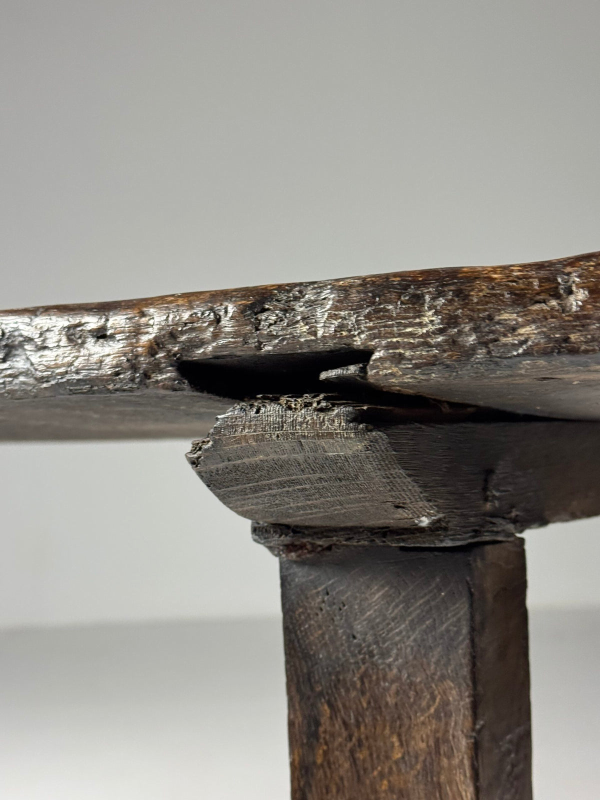 Oak Console Table with Single Plank Top, 18th Century, photo 21