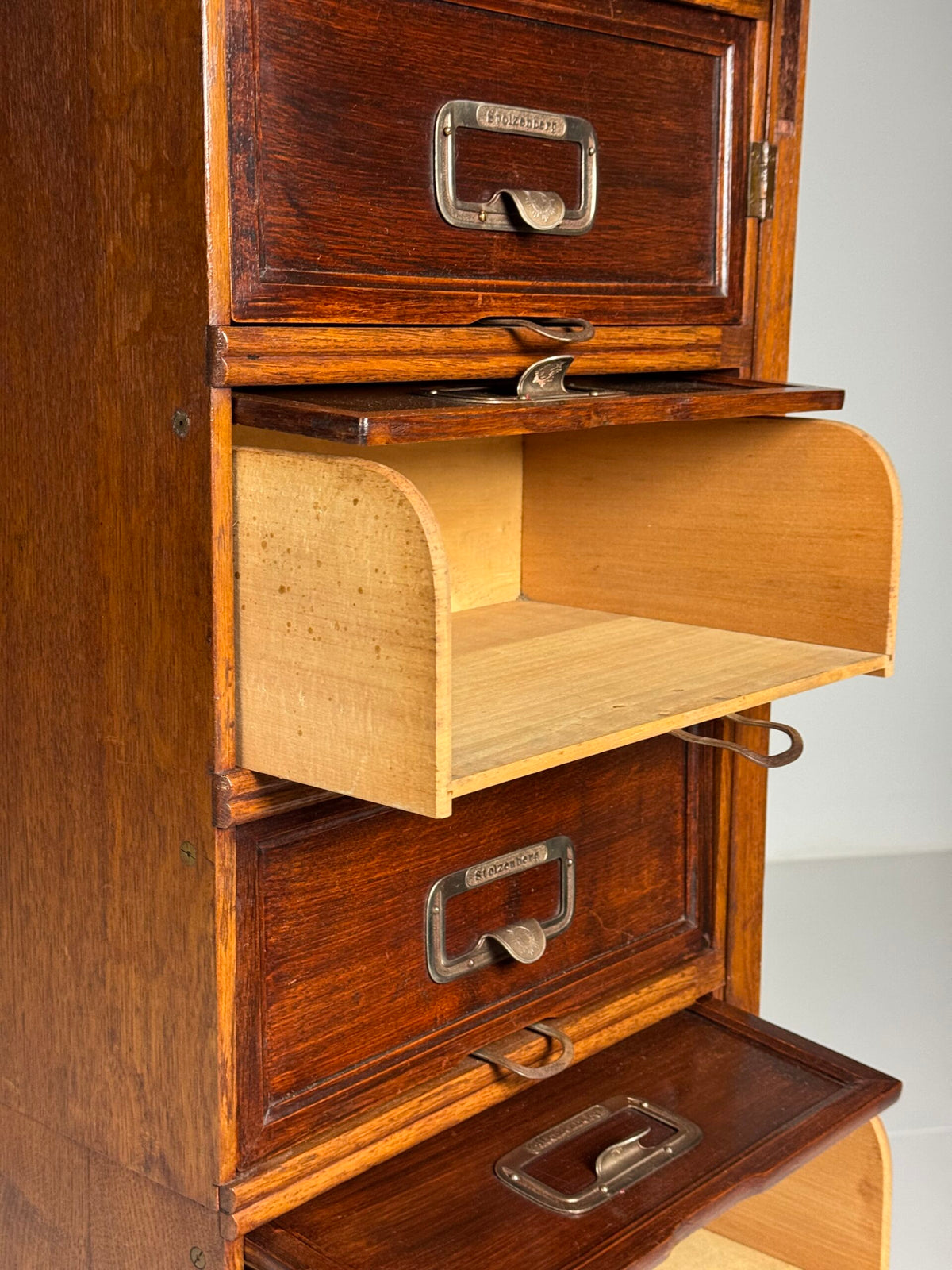 German Stolzenberg Filing Chest of Drawers, Mid 20th Century, photo 13