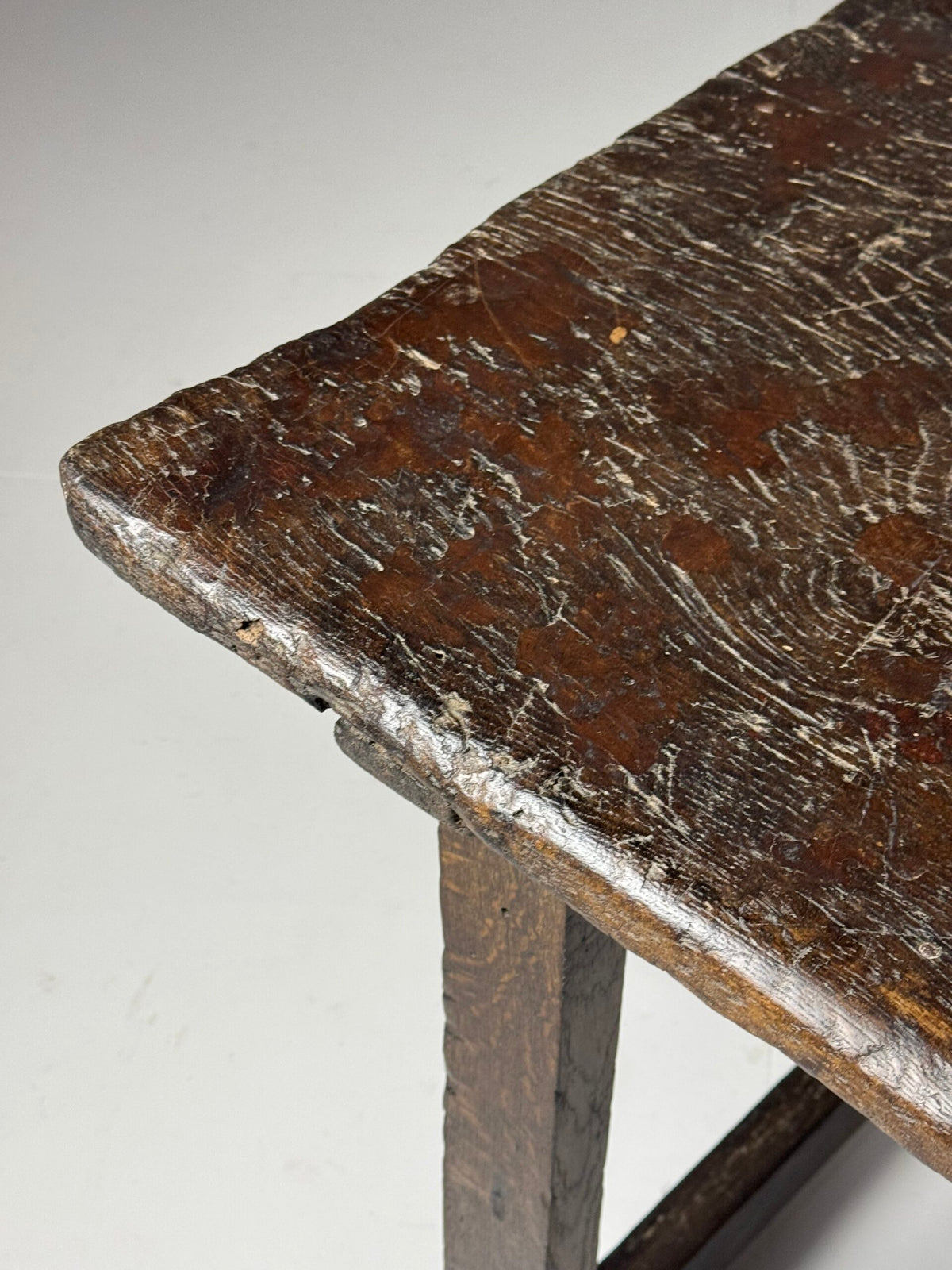 Oak Console Table with Single Plank Top, 18th Century, photo 17