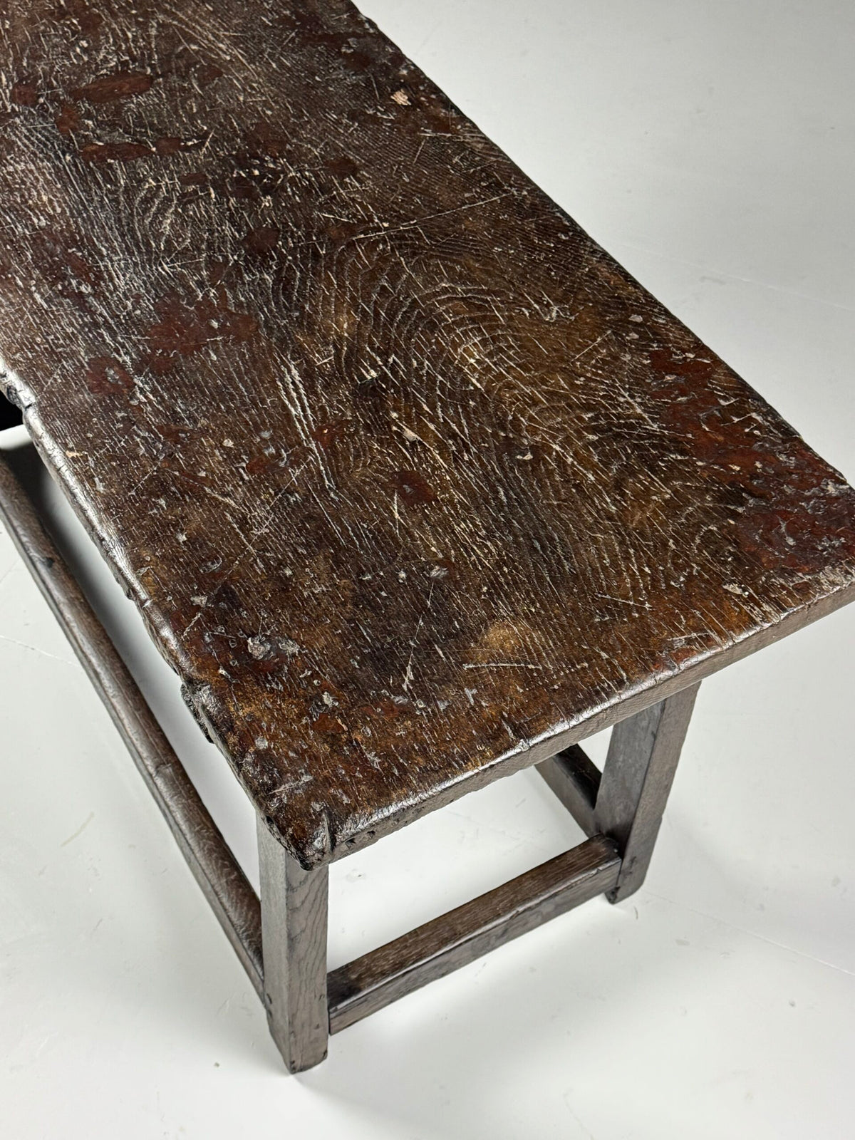 Oak Console Table with Single Plank Top, 18th Century, photo 14
