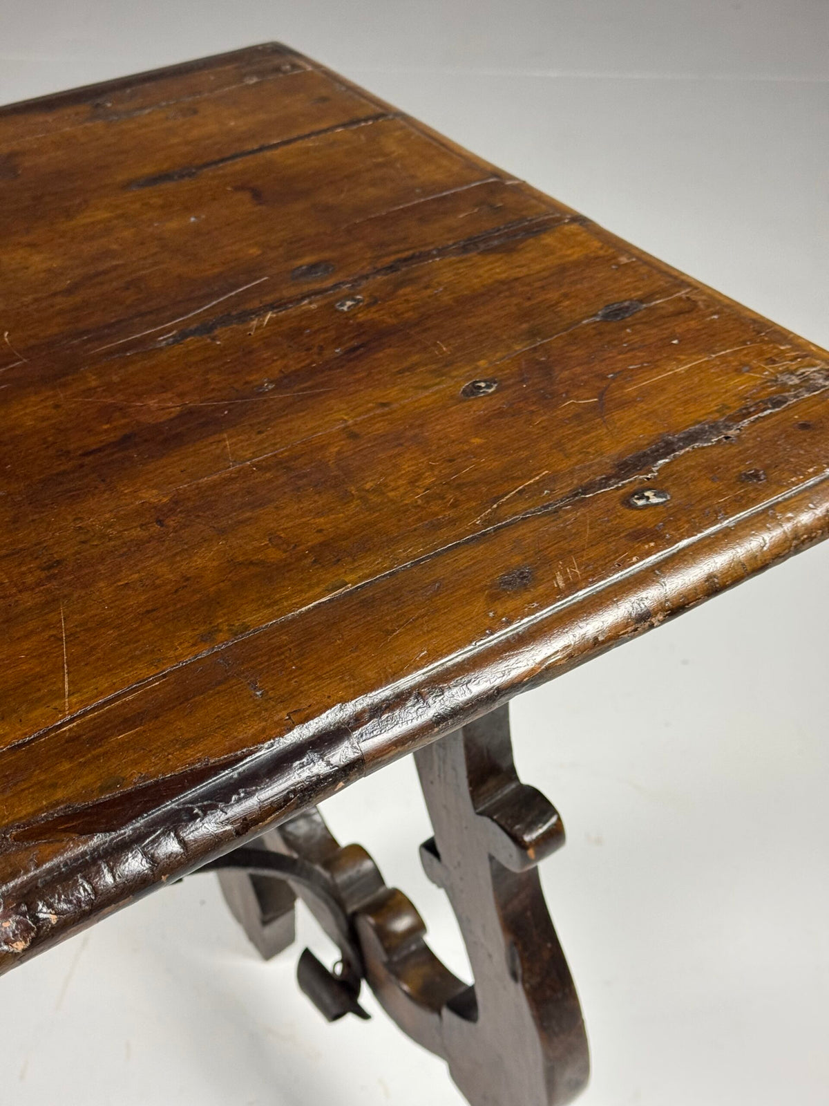 Italian Walnut Console Table, 18th Century, photo 9