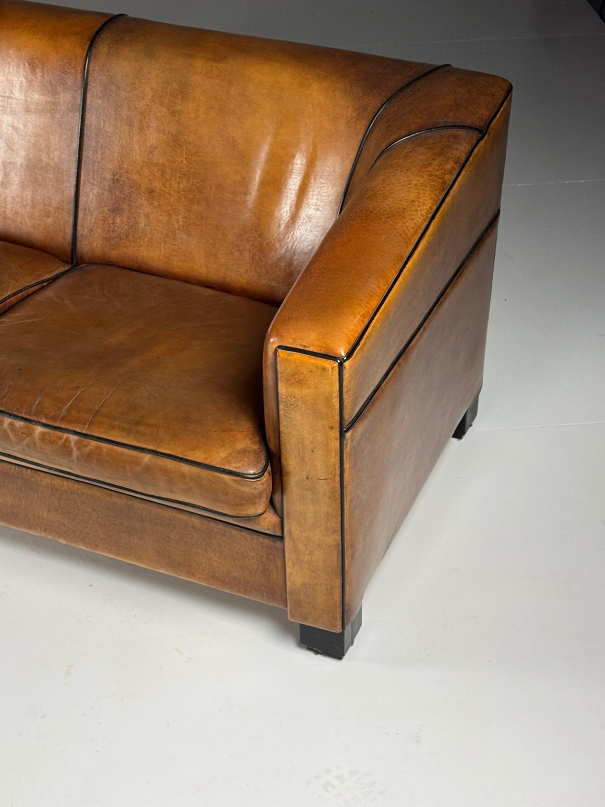 Art Deco Style Sheepskin Three Seater Sofa by Lounge Atelier, photo 9