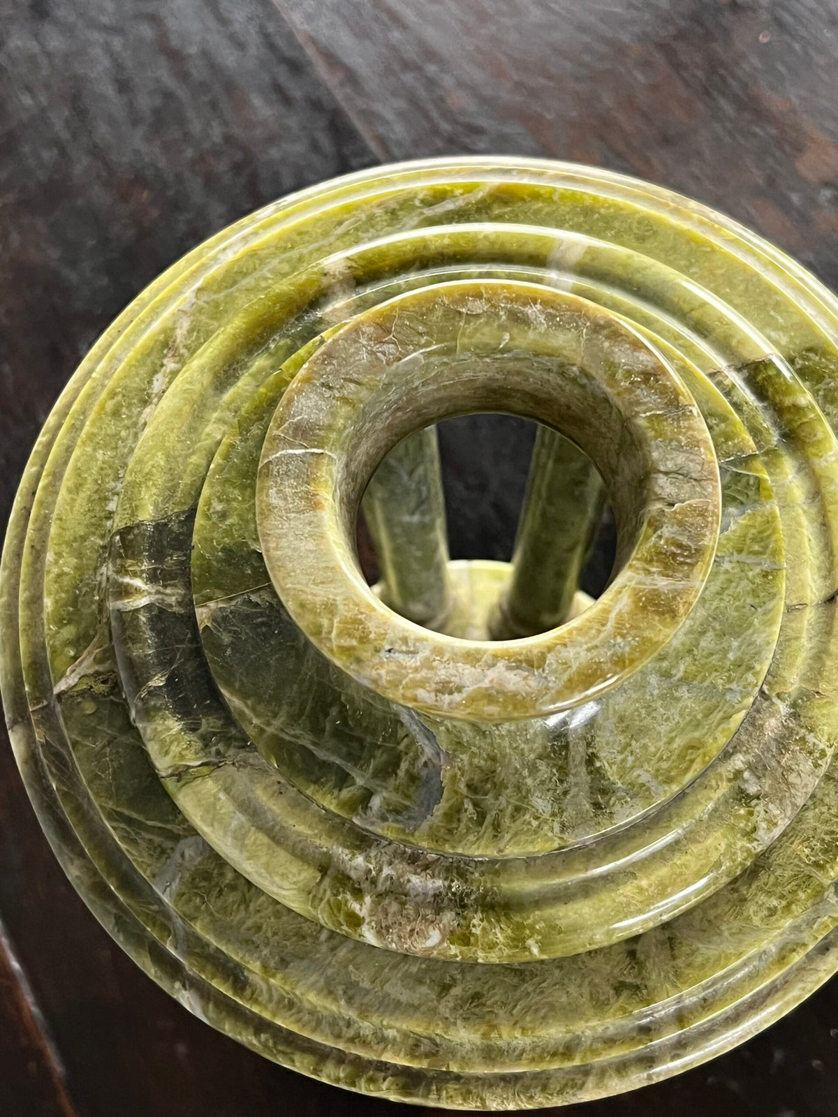 Green Marble Ornament, 20th Century, photo 10