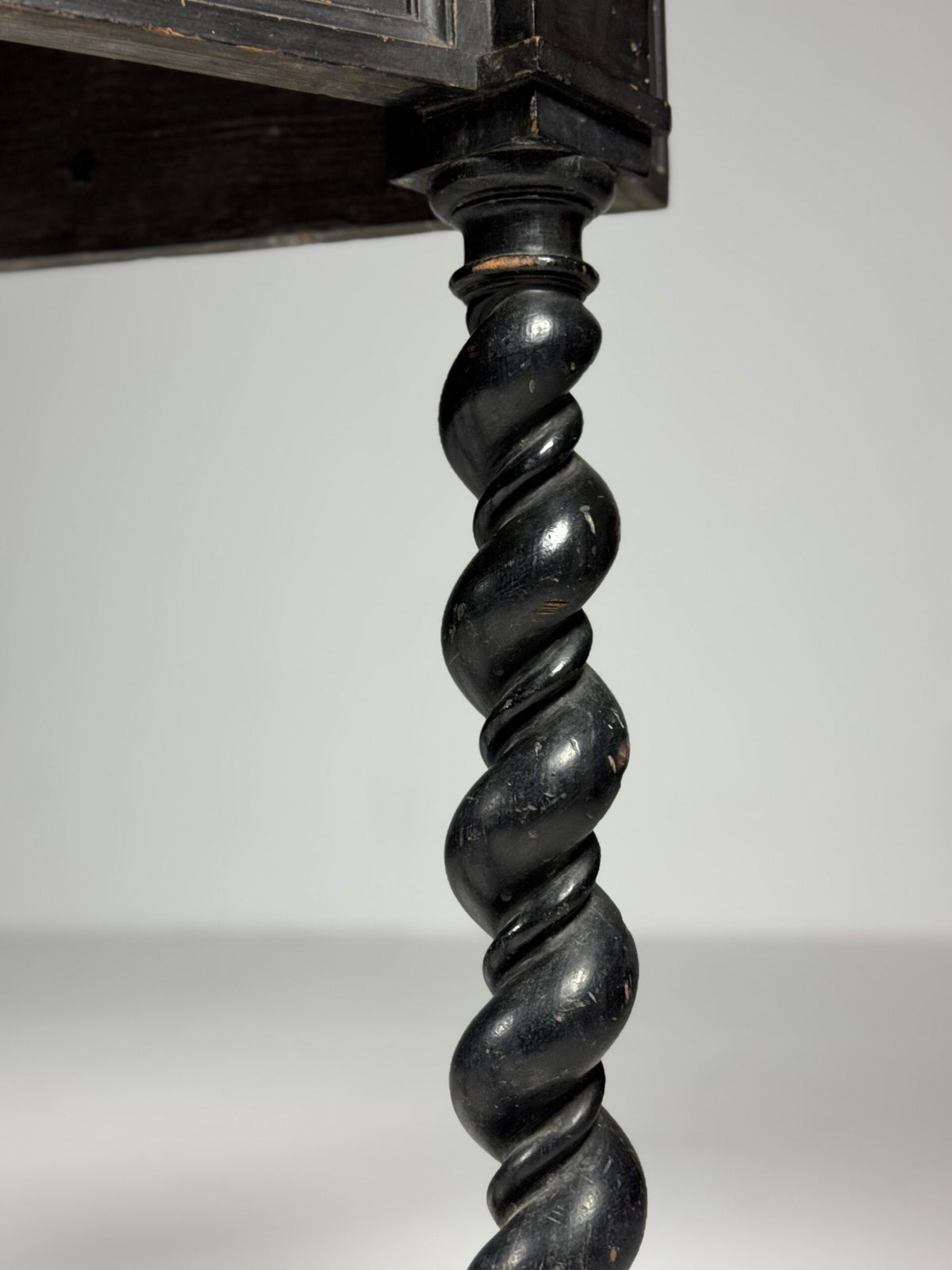 Black Painted French Console Table, Mid 19th Century, photo 9