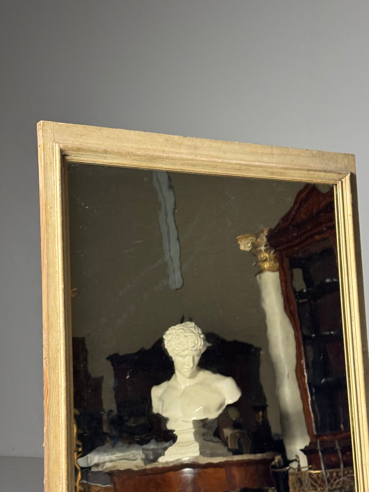 Antique French Mirror with Wavy Glass, Early 20th Century, photo 13
