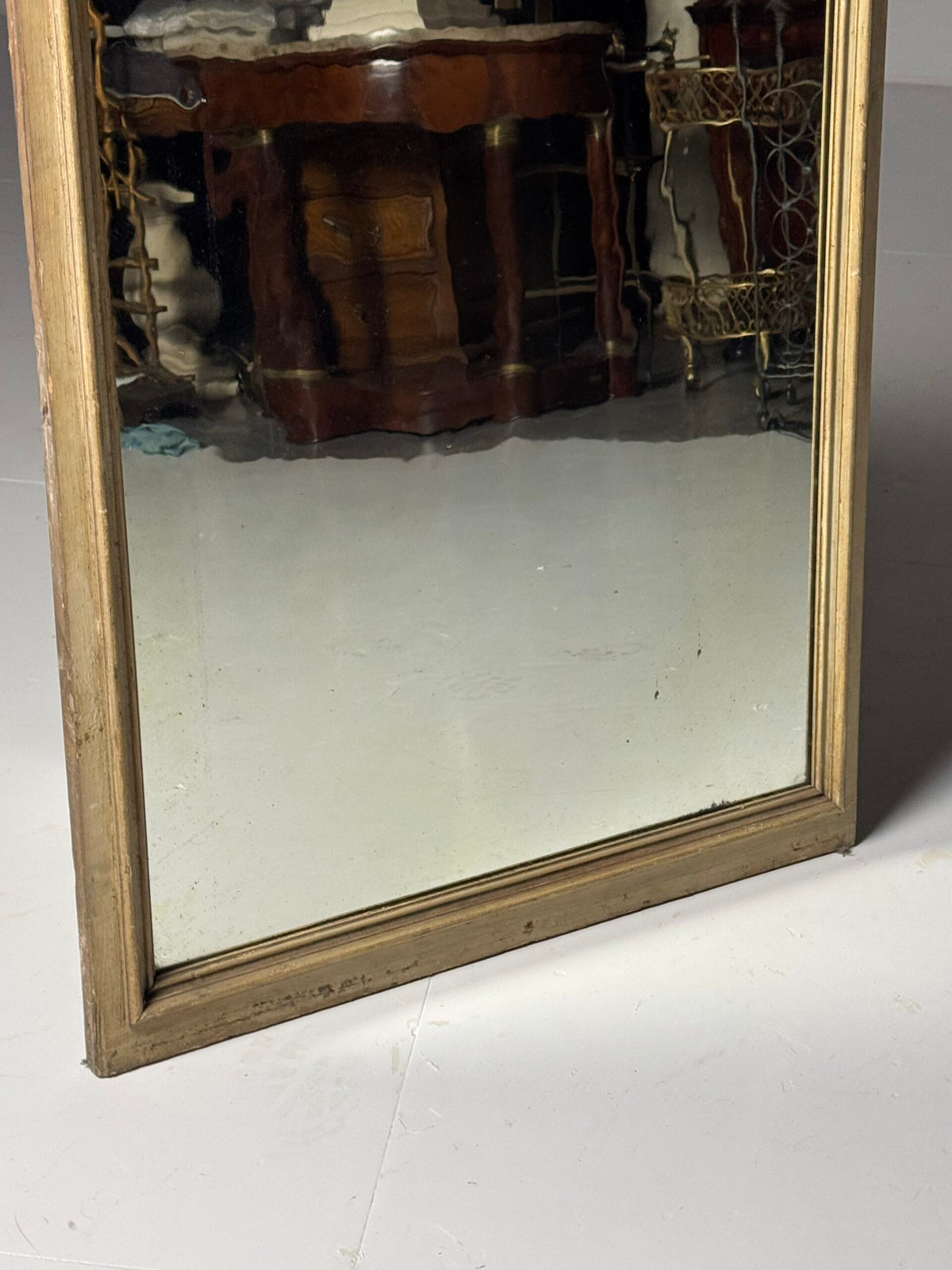 Antique French Mirror with Wavy Glass, Early 20th Century, photo 12