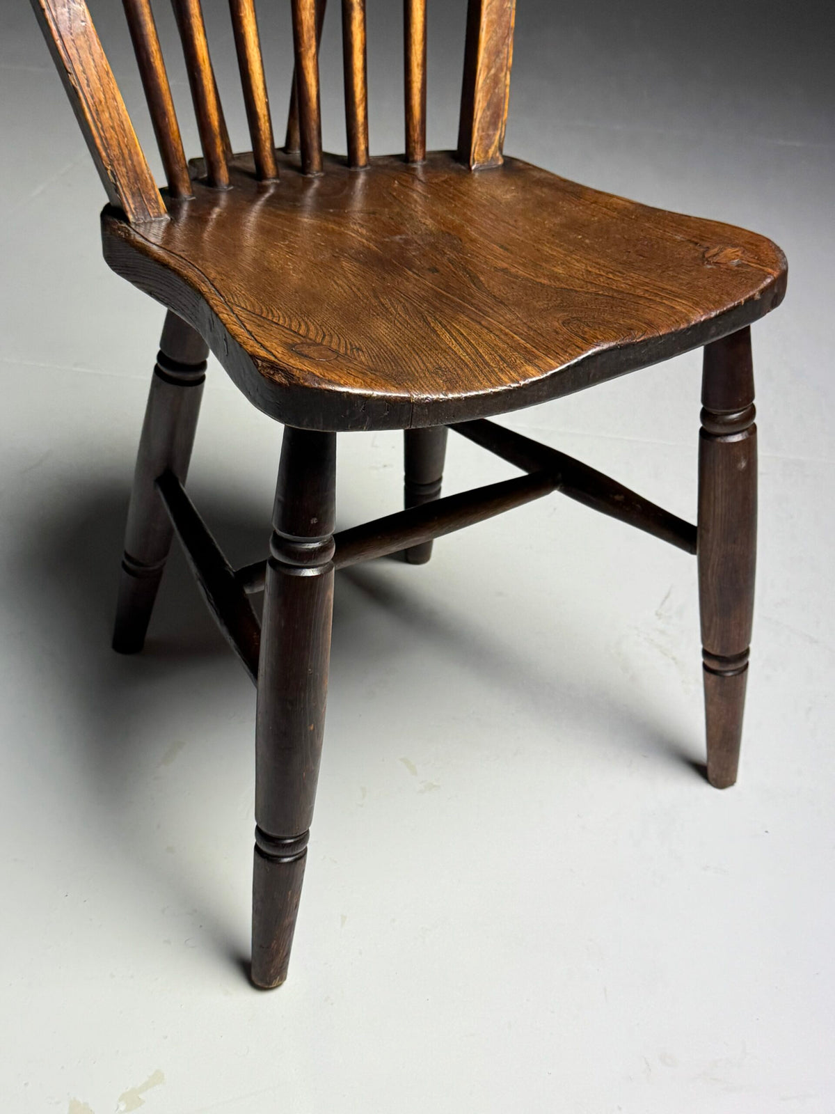 Set of Four Oak Windsor Dining Chairs, Early 20th Century, photo 22