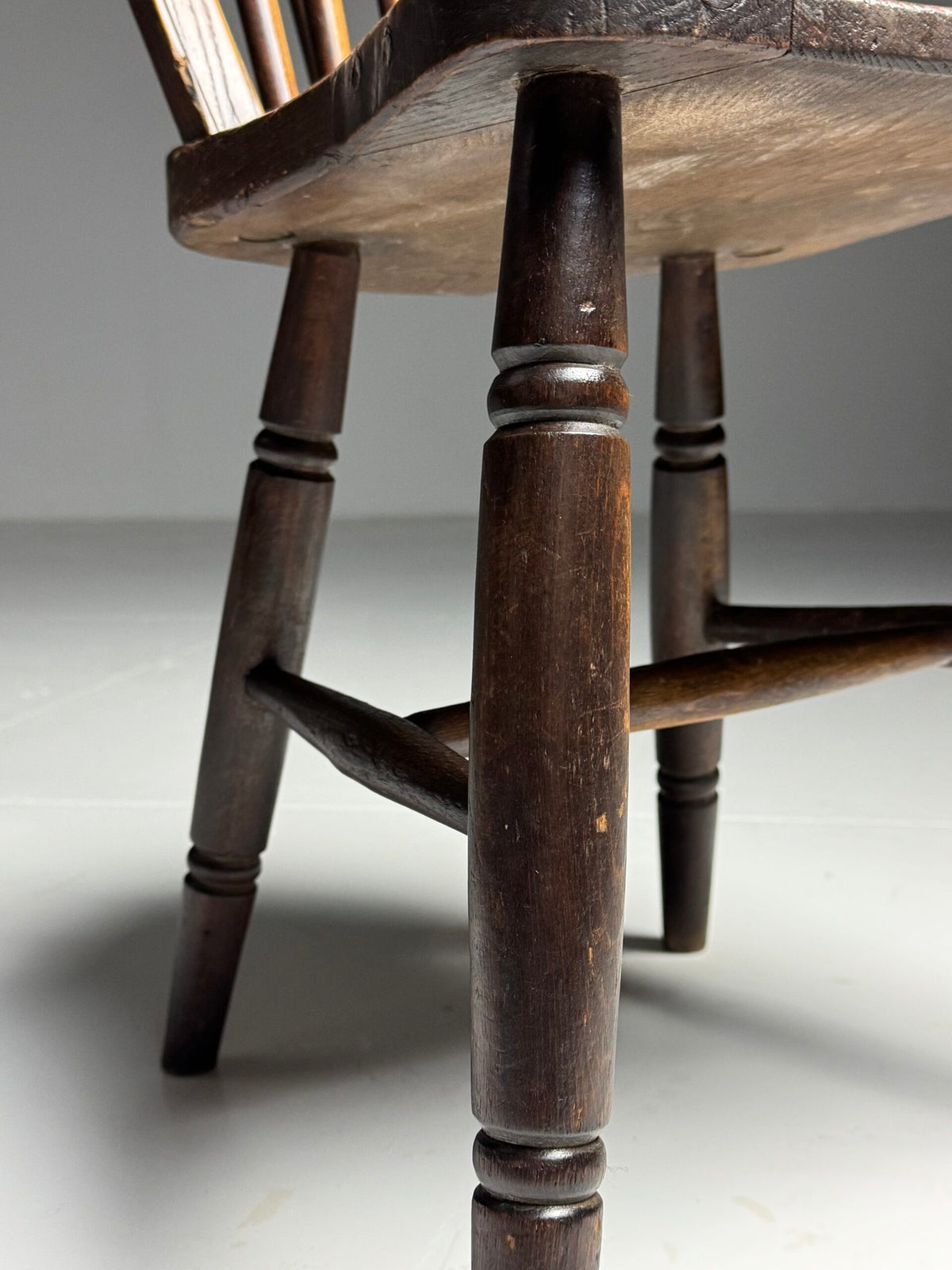 Set of Four Oak Windsor Dining Chairs, Early 20th Century, photo 18
