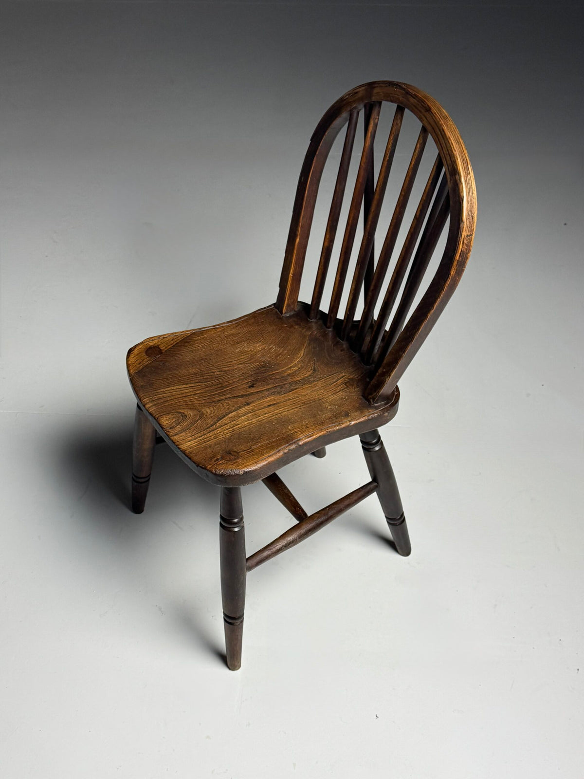 Set of Four Oak Windsor Dining Chairs, Early 20th Century, photo 15
