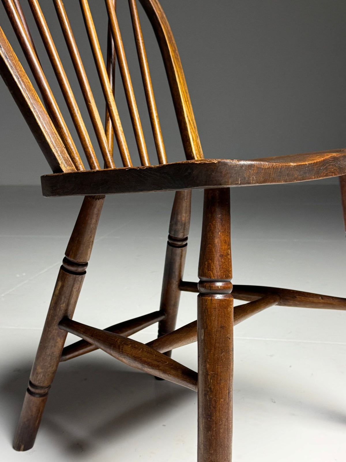 Set of Four Windsor Dining Chairs, Early 20th Century, photo 10