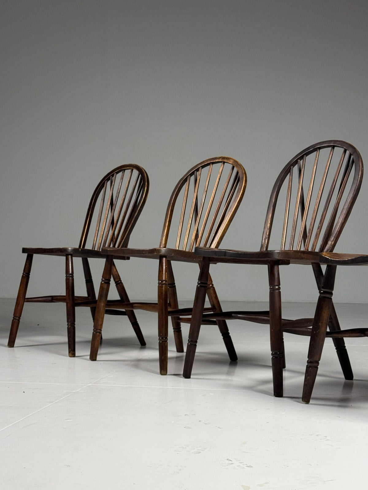 Set of Four Windsor Dining Chairs, Early 20th Century, photo 4