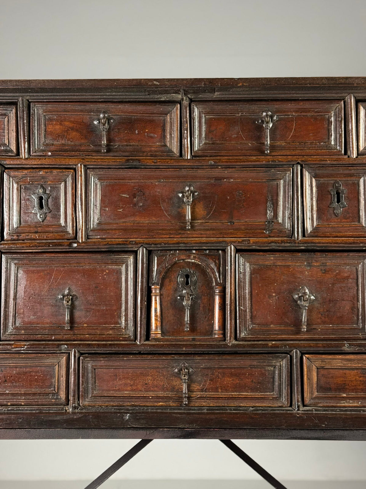 Spanish Walnut Vargueno, c. 1700, photo 21