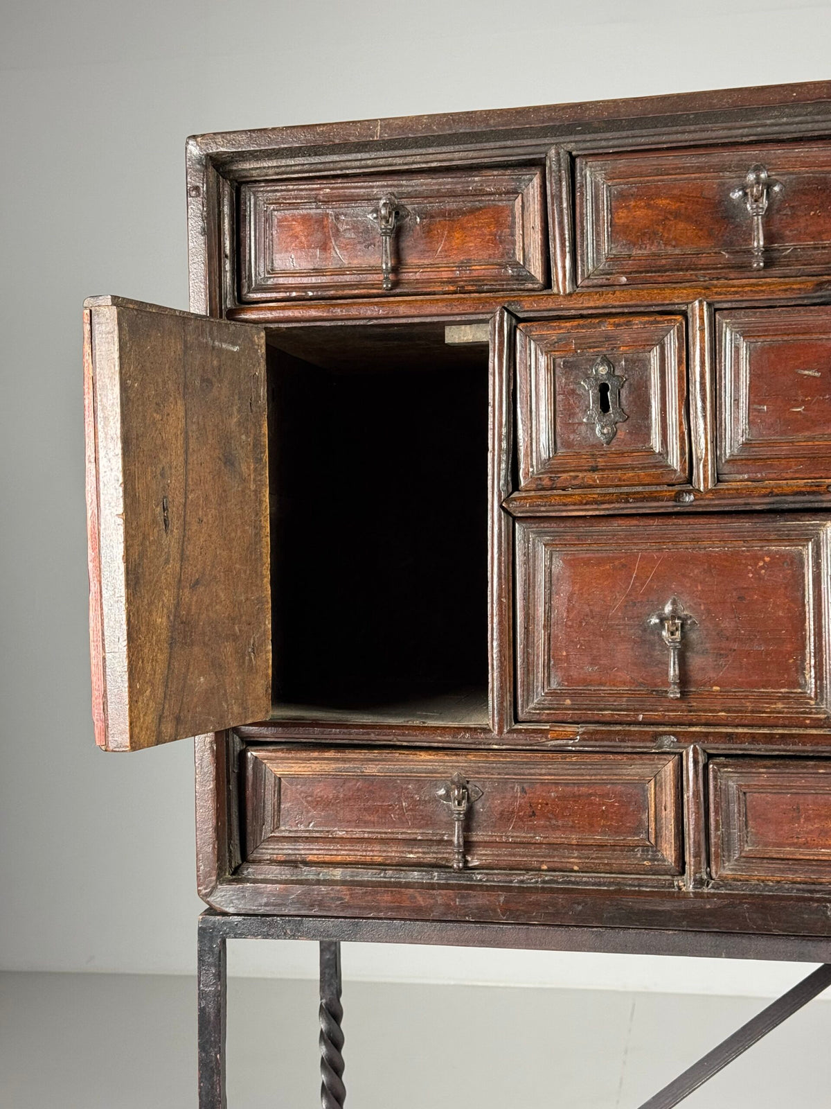 Spanish Walnut Vargueno, c. 1700, photo 9