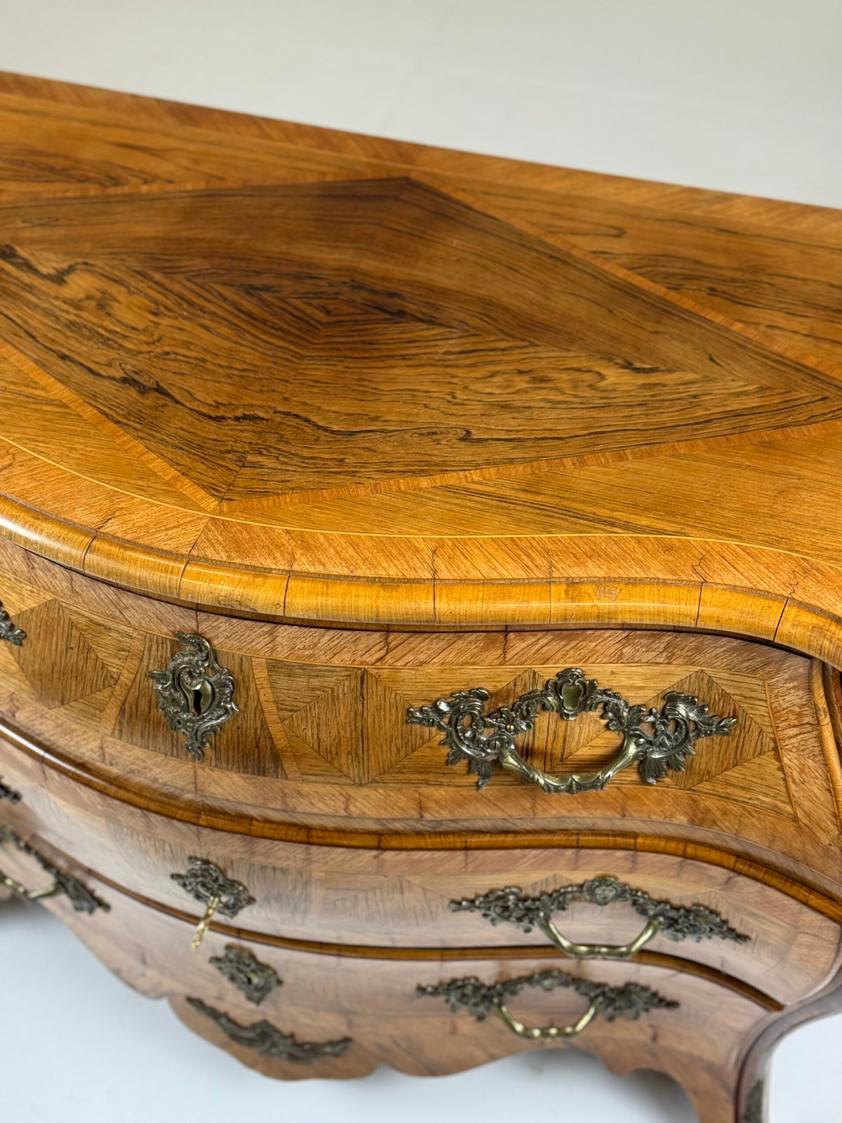 Swedish Rococo Marquetry Commode, 18th Century, photo 26
