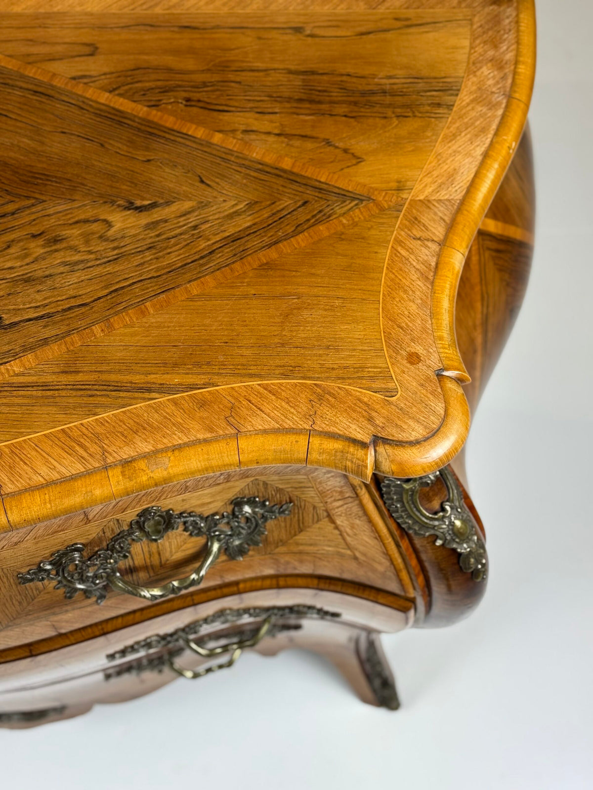 Swedish Rococo Marquetry Commode, 18th Century, photo 24