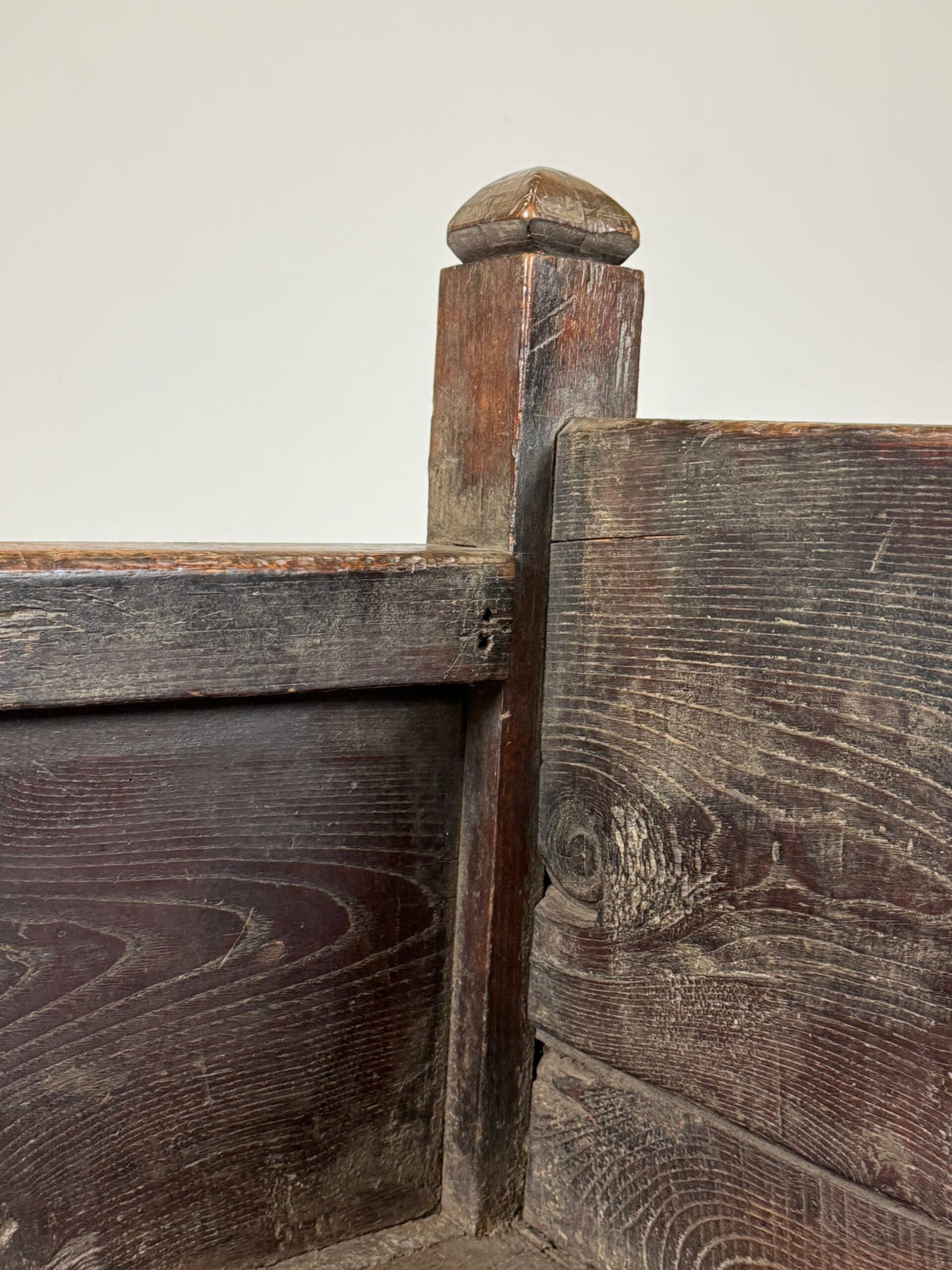 Robust Spanish Solid Oak Bench, 18th Century, photo 18