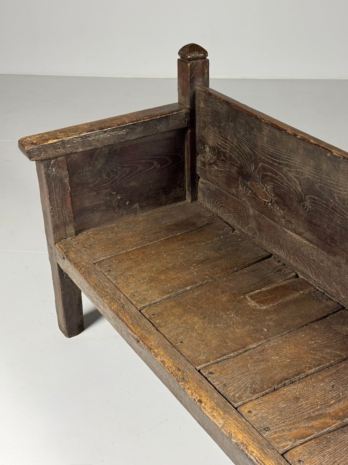 Robust Spanish Solid Oak Bench, 18th Century, photo 10