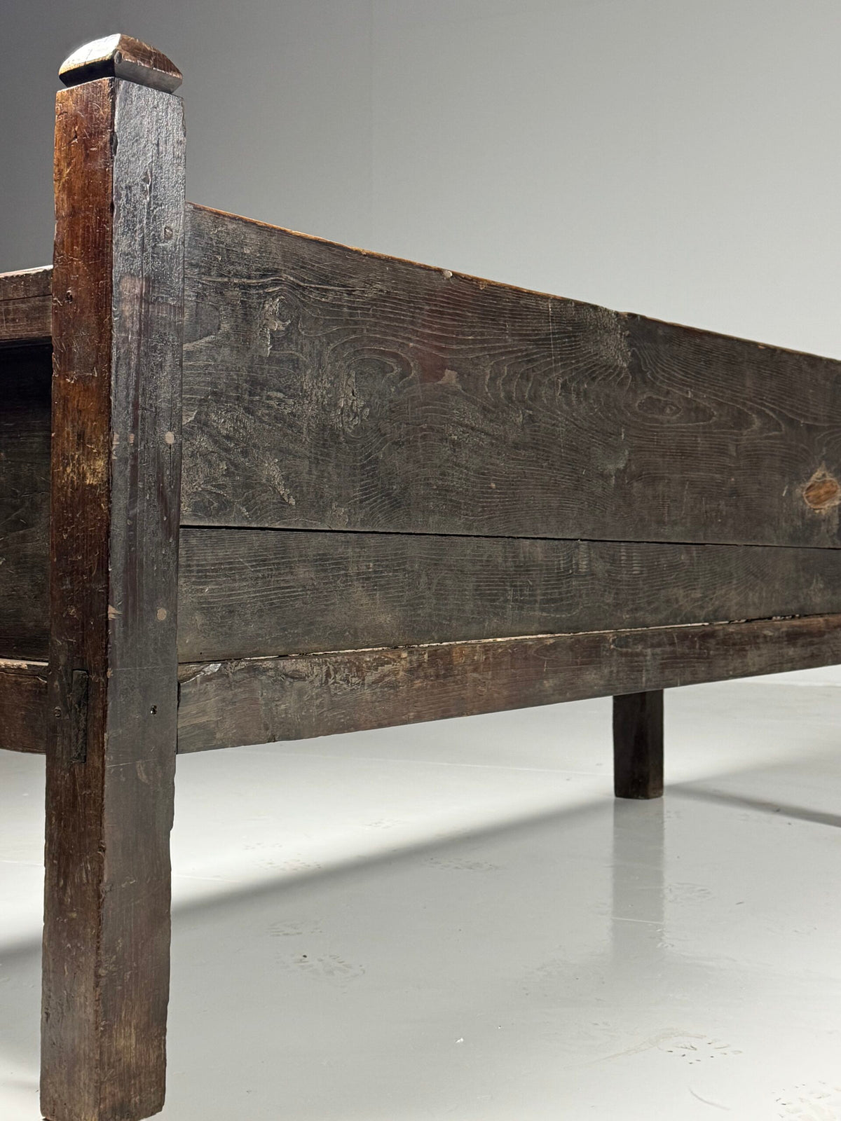 Robust Spanish Solid Oak Bench, 18th Century, photo 3