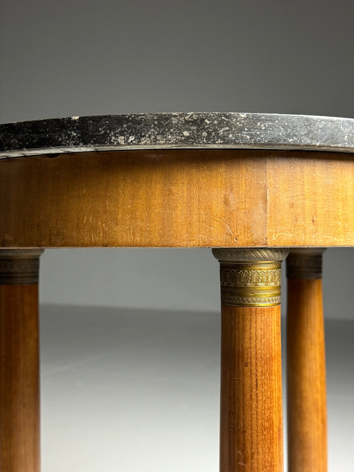 Empire Gueridon with Hard Stone Top, c. 1900, photo 7