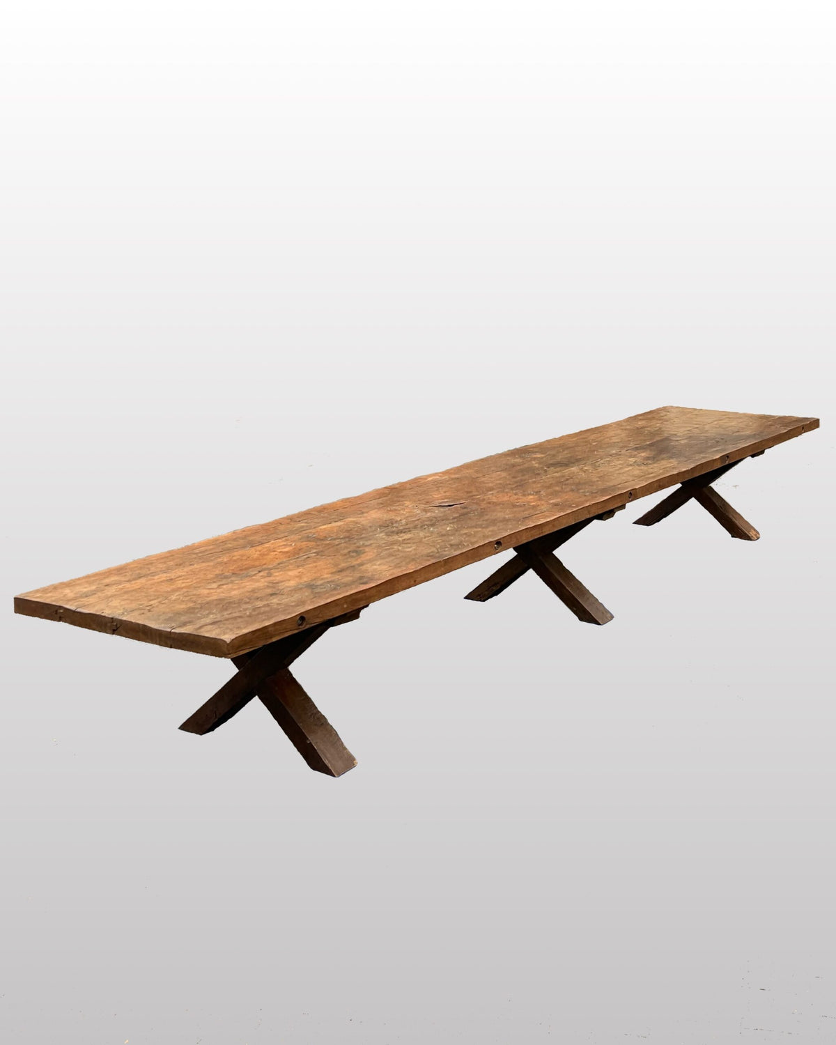 Monumental Oak Refectory Table, 603 cm, Belgium c. 1915, photo 2