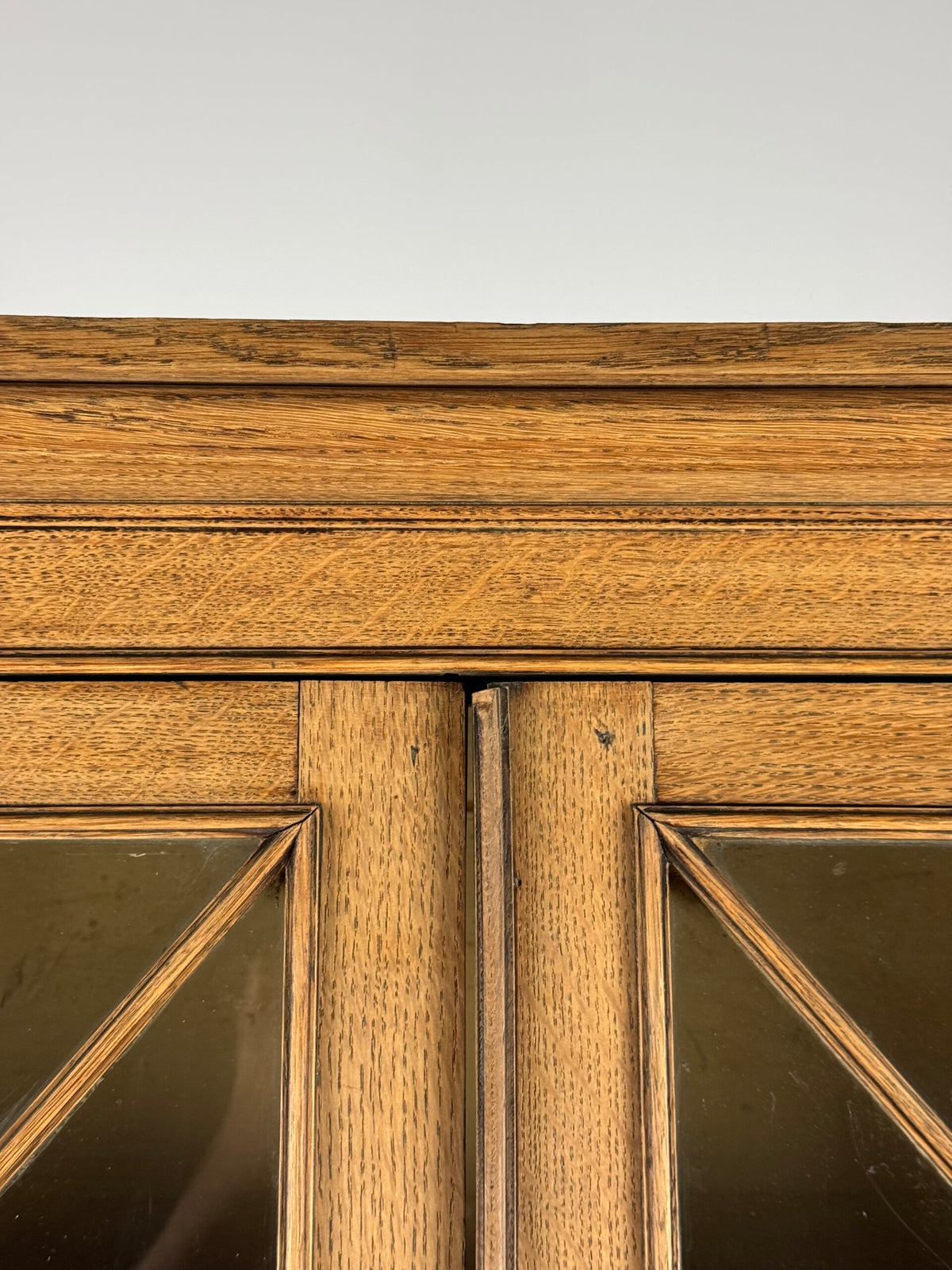English Bleached Oak Display Cabinet, 19th Century, photo 7