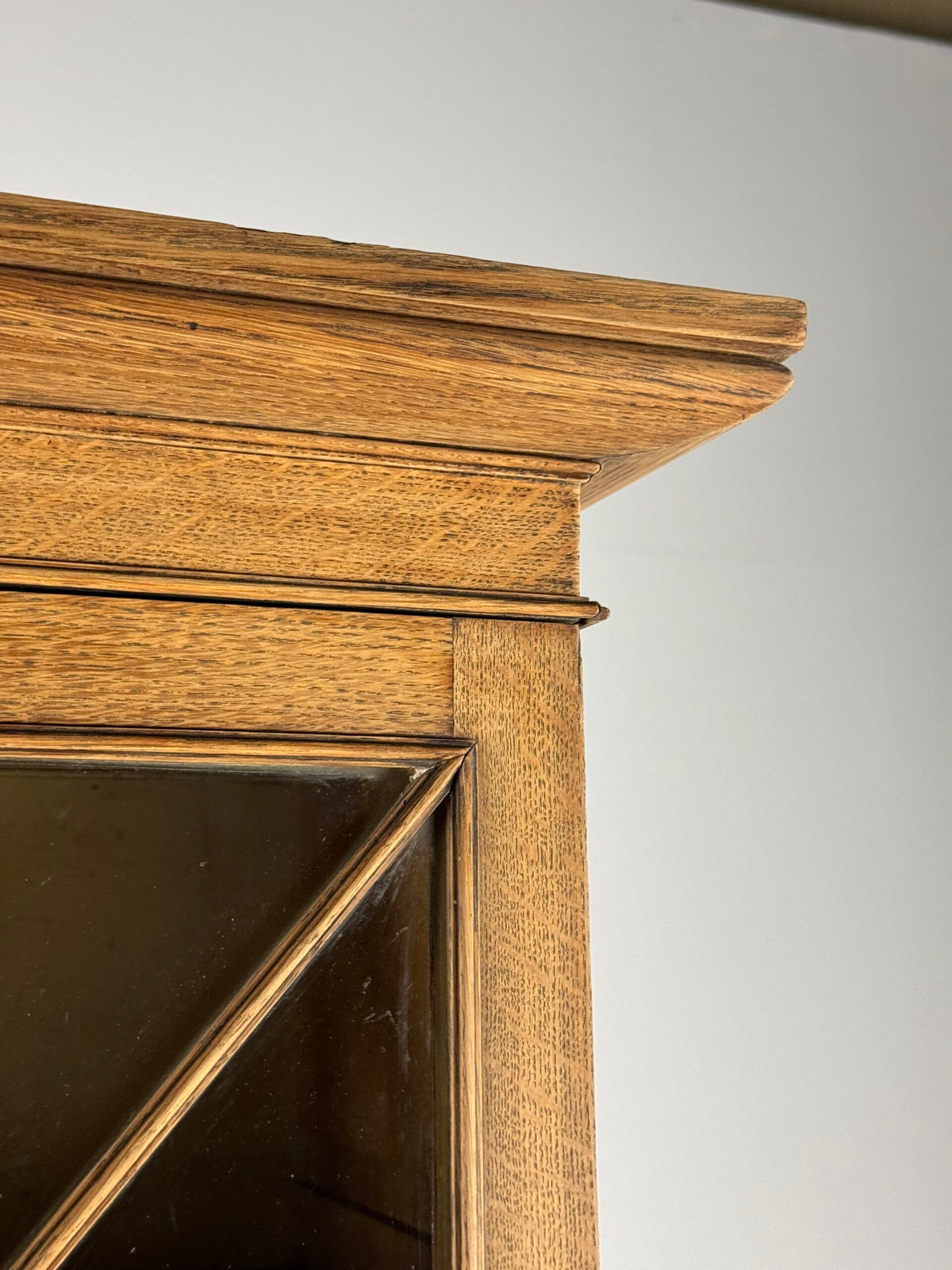English Bleached Oak Display Cabinet, 19th Century, photo 25