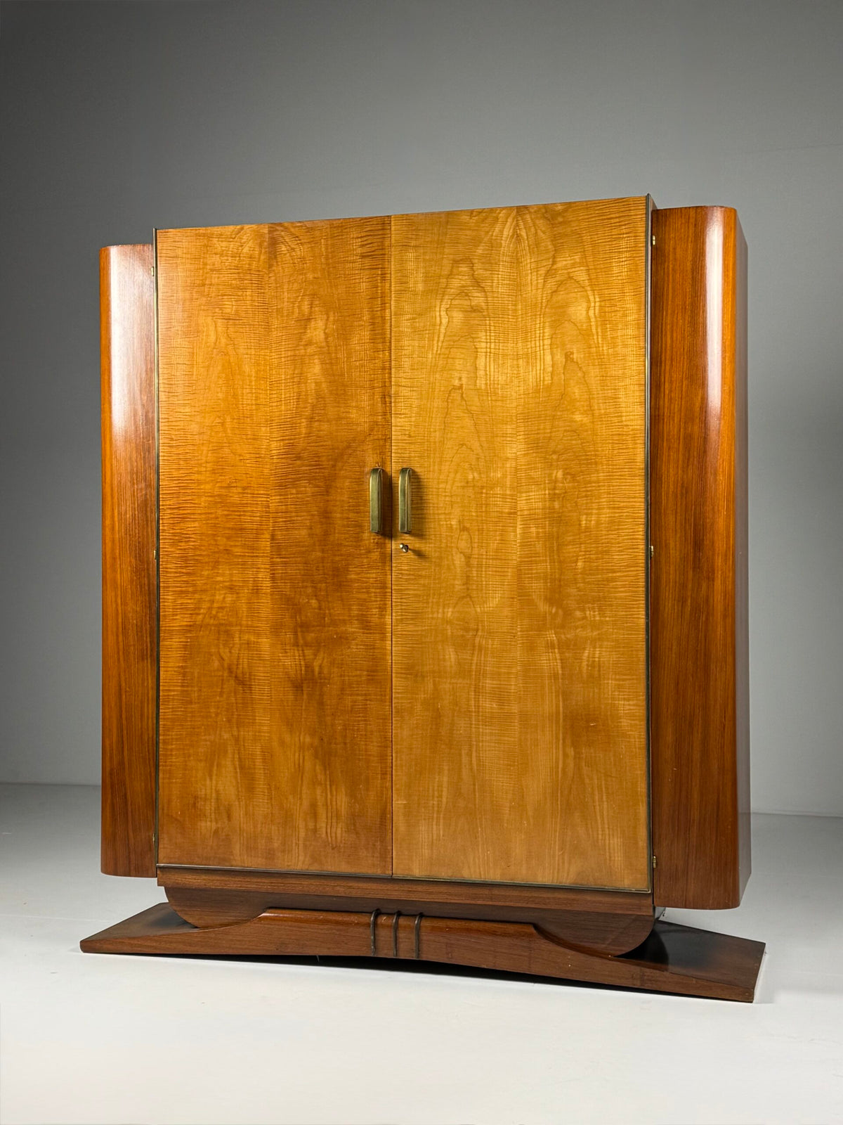 Art Deco Bookcase or Wardrobe Cabinet, 1930s, photo 2