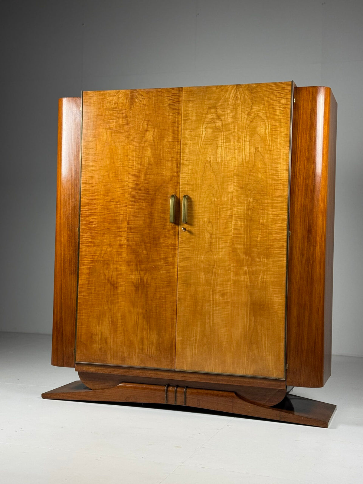 Art Deco Bookcase or Wardrobe Cabinet, 1930s, photo 19
