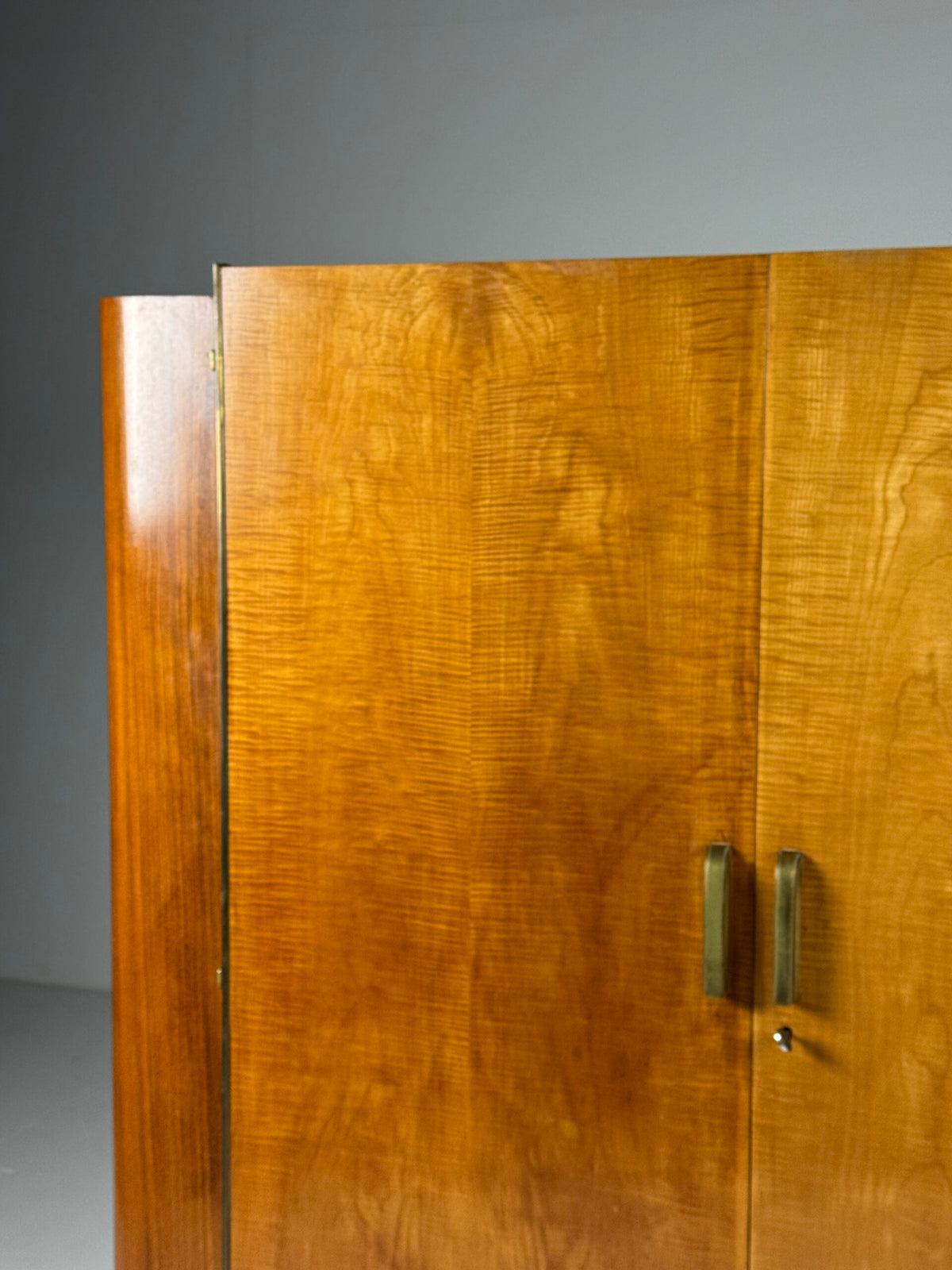 Art Deco Bookcase or Wardrobe Cabinet, 1930s, photo 17