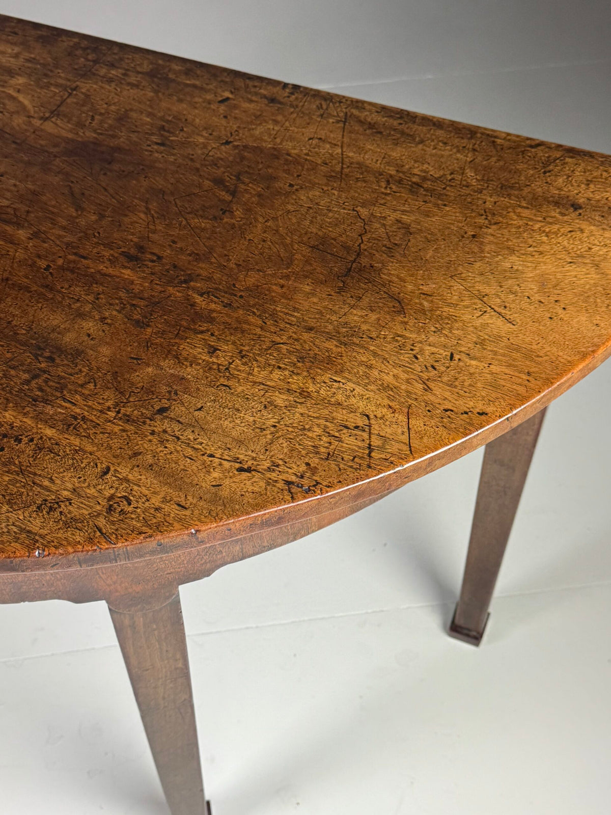 Pair of English Half Moon Side Tables, 19th Century, photo 12