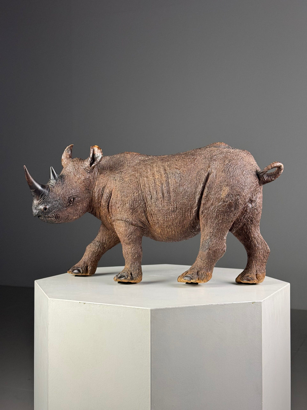 Carved Wooden Rhinoceros, South East Asia, 1960s to 1970s, photo 15