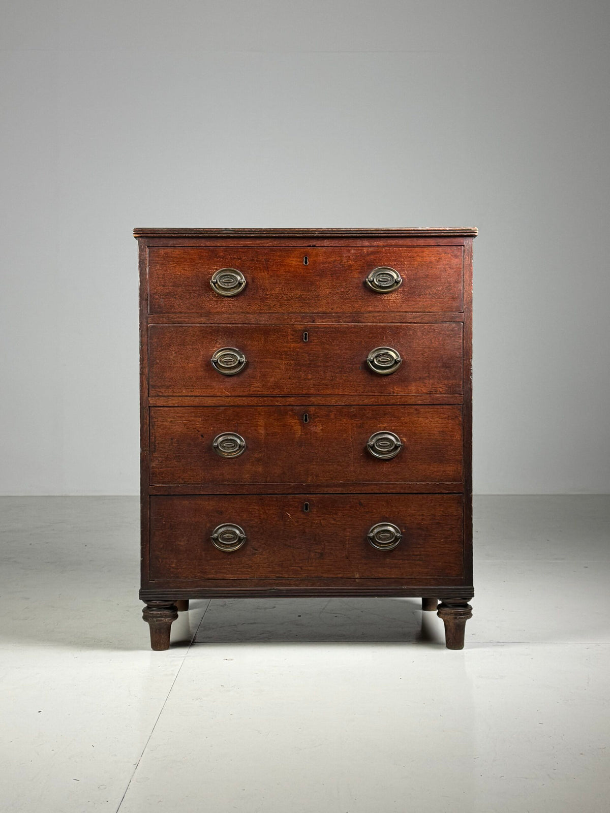 English Mahogany Campaign Chest of Drawers, 19th Century, photo 3
