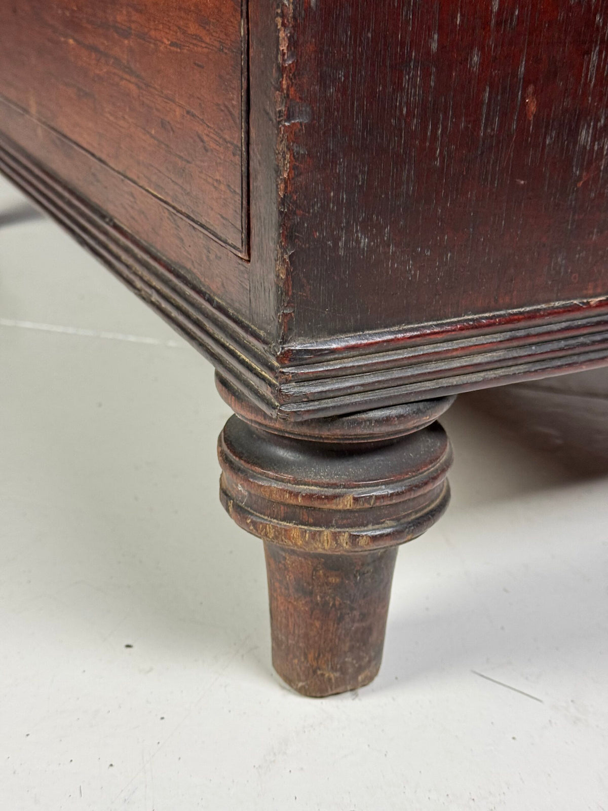 English Mahogany Campaign Chest of Drawers, 19th Century, photo 12