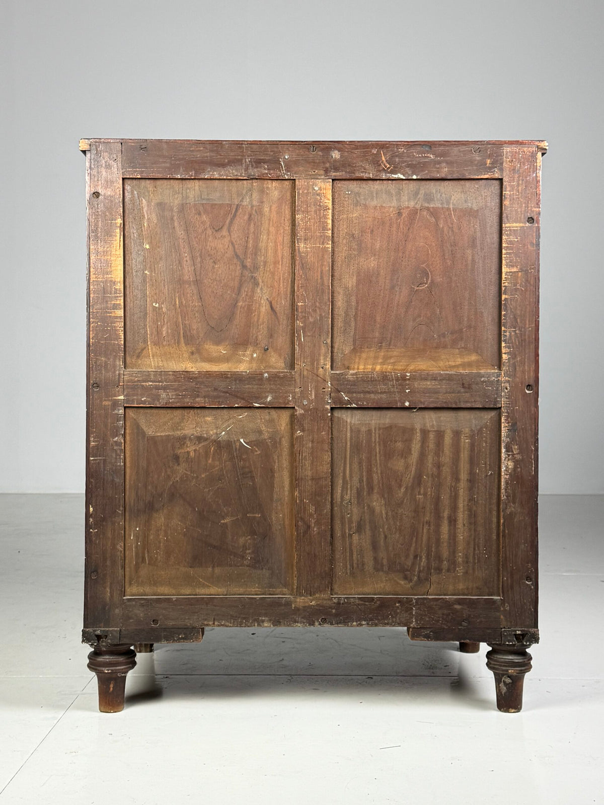 English Mahogany Campaign Chest of Drawers, 19th Century, photo 9
